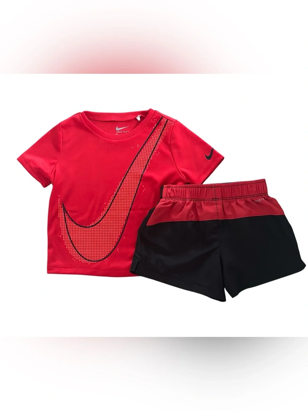 Nike Boys 12 Months 2-Piece Outfit Sets Lot of 3 NWT Shorts & Tees Athletic
